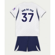 Tottenham Hotspur Micky van de Ven #37 Hemmaställ Barn 2026-27 Korta ärmar (+ Korta byxor)